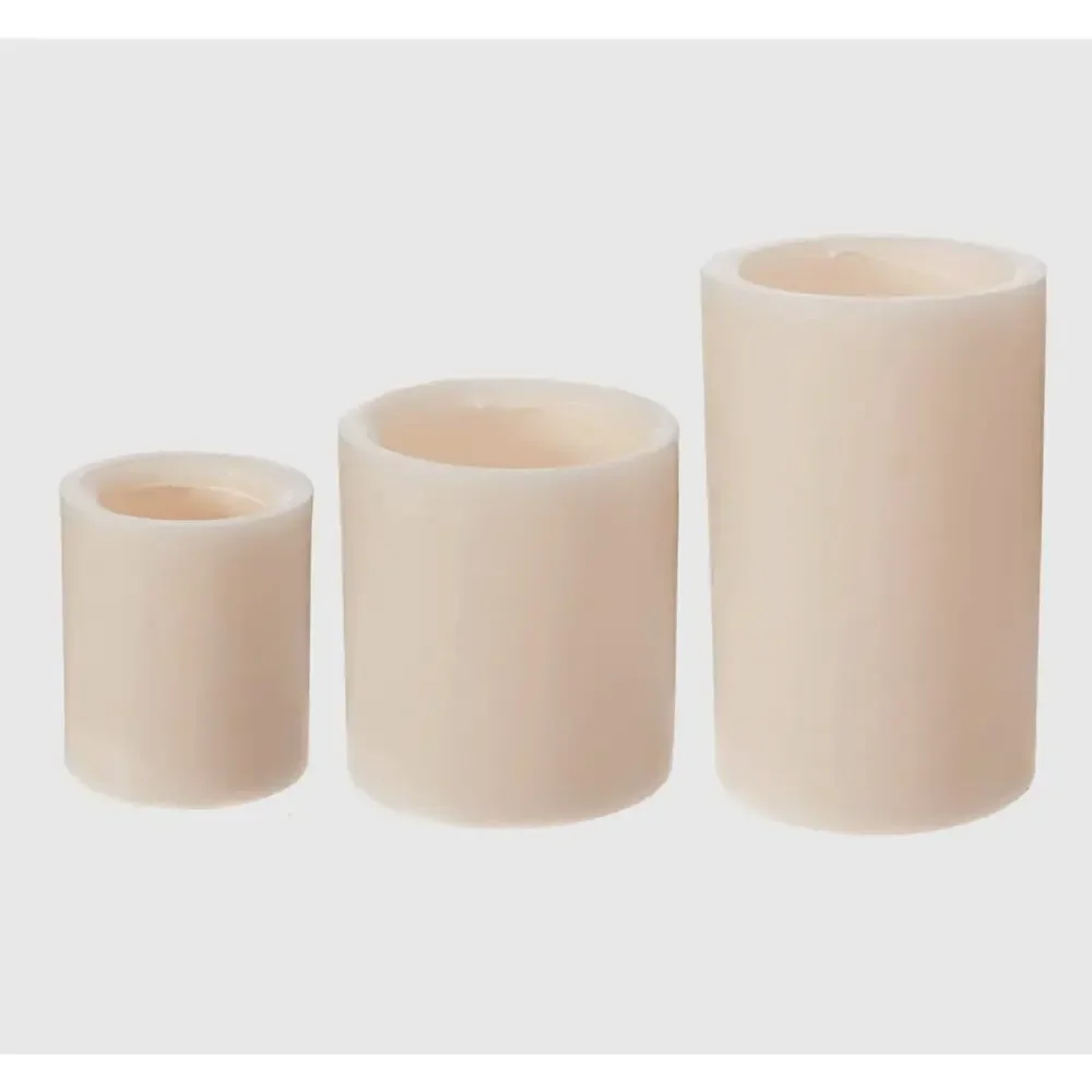 Spiral Light Candle Vanilla Tobacco 4x4 Round 30hr Burn -Brand New Medium